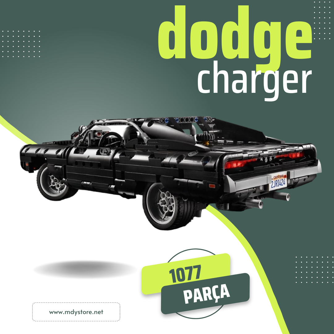 "Hızlı ve Öfkeli’deki Dom’un Dodge Charger’ı: 1077 Parçalık Efsanevi Model Seti"