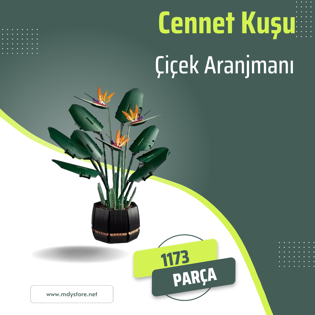Egzotik Güzellik: 1173 Parçalık Cennet Kuşu Çiçeği Aranjmanı