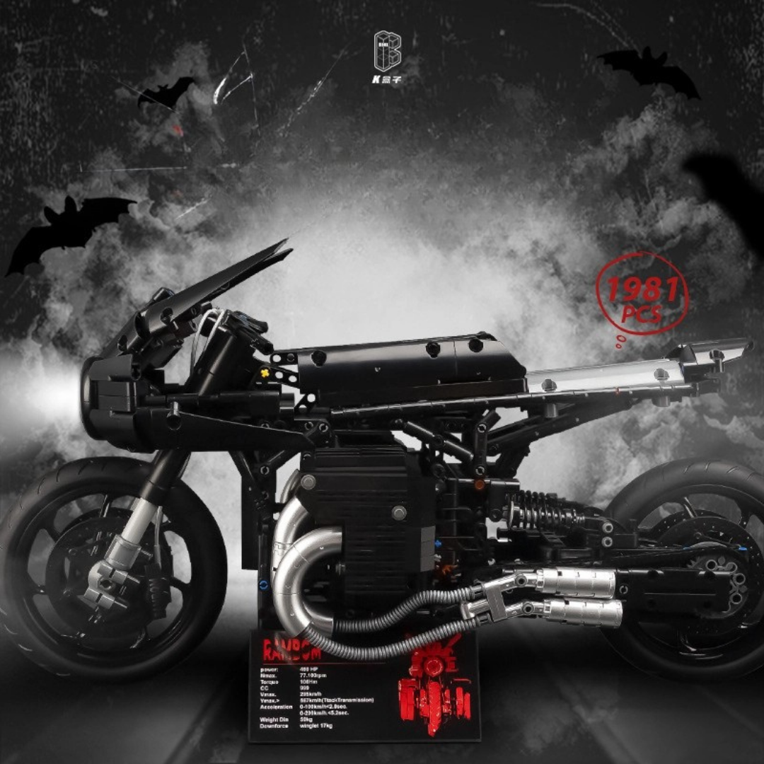 K-Box Siyah Bat Motosiklet
