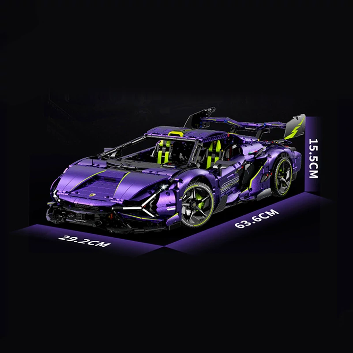 GULY 10635 Lamborghini Purple Supercar Technic