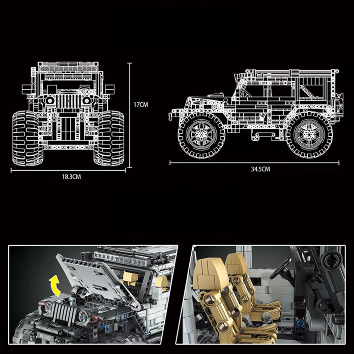 MOULD KING Jeep Wrangler