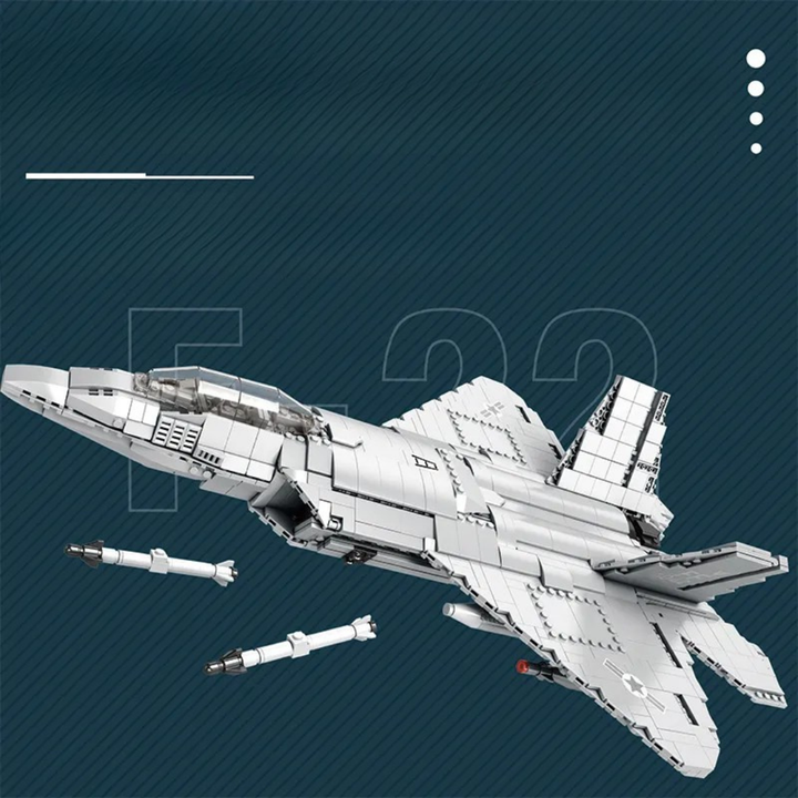Reobrix F-22 Raptor Fighter