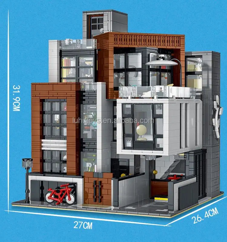 XMORK Cube Brown Modern Villa