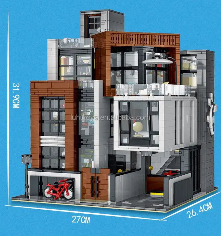 XMORK Cube Brown Modern Villa