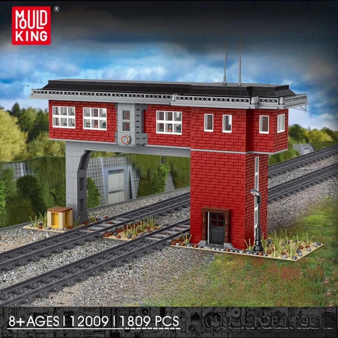 MOULD KING Tren Sinyal İstasyonu