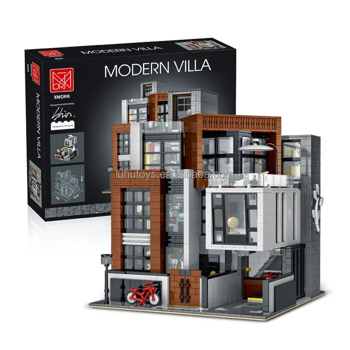 XMORK Cube Brown Modern Villa