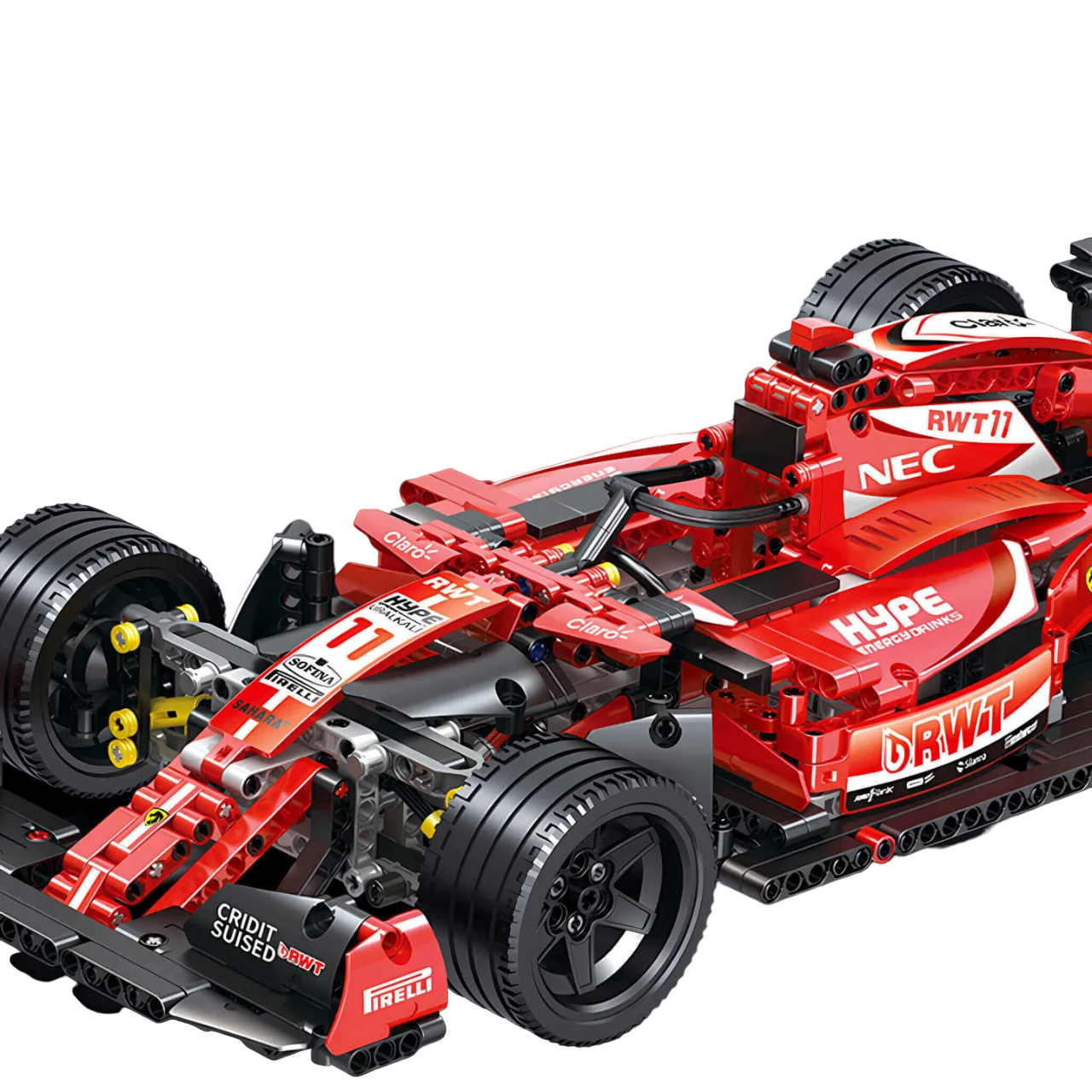 MDY™ - Ferrari SF71H 1380 Parça Uzaktan Kumandalı Yarış Arabası Modeli - Yüksek Detaylı Yapı Seti