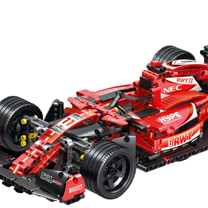 MDY™ - Ferrari SF71H 1380 Parça Uzaktan Kumandalı Yarış Arabası Modeli - Yüksek Detaylı Yapı Seti