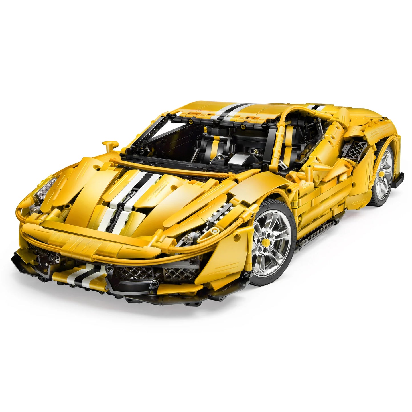 CaDA C61057W Super Car - Ferrari Italia Esinlenilmiş, 3187 Parça, Uzaktan Kumandalı Spor Araba Yapı Seti