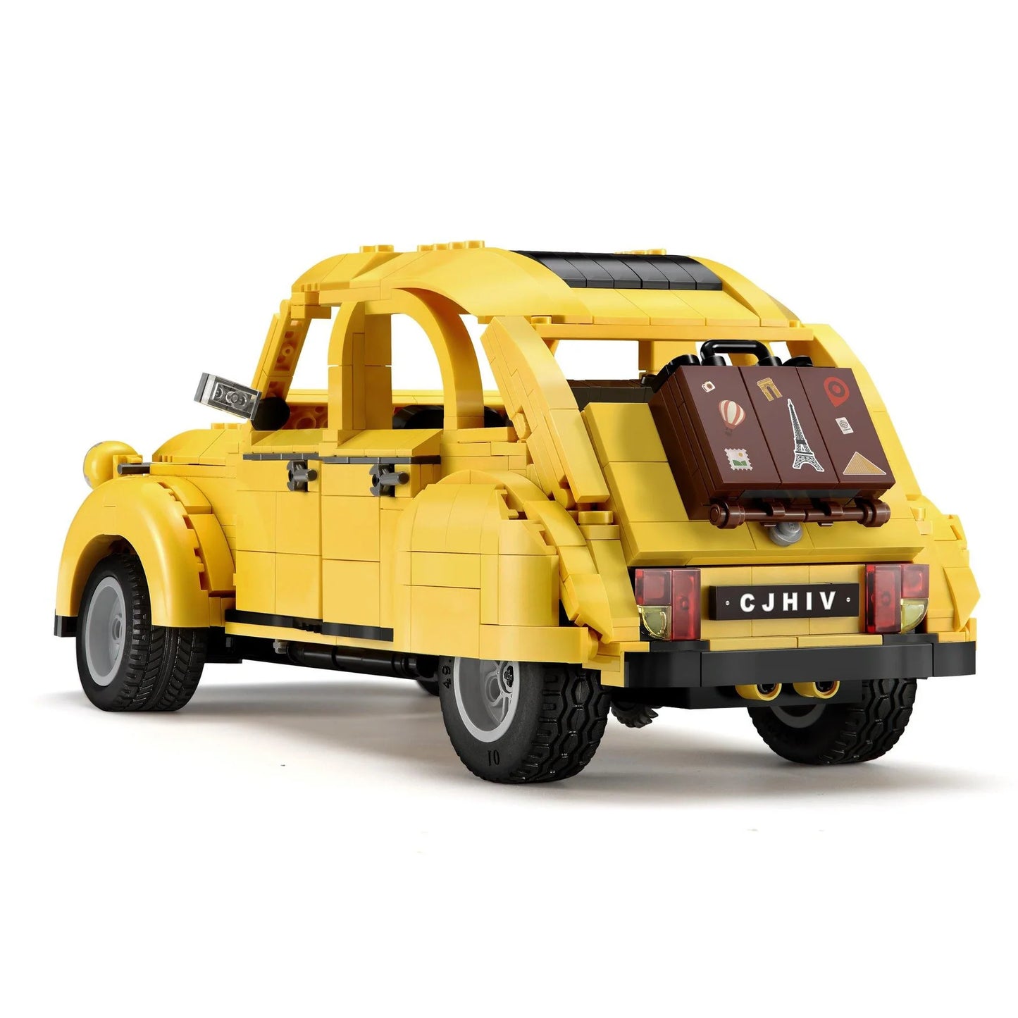 CaDA C61026W Citroën 2CV Replika Yapı Seti - 1238 Parça Gerçekçi Model