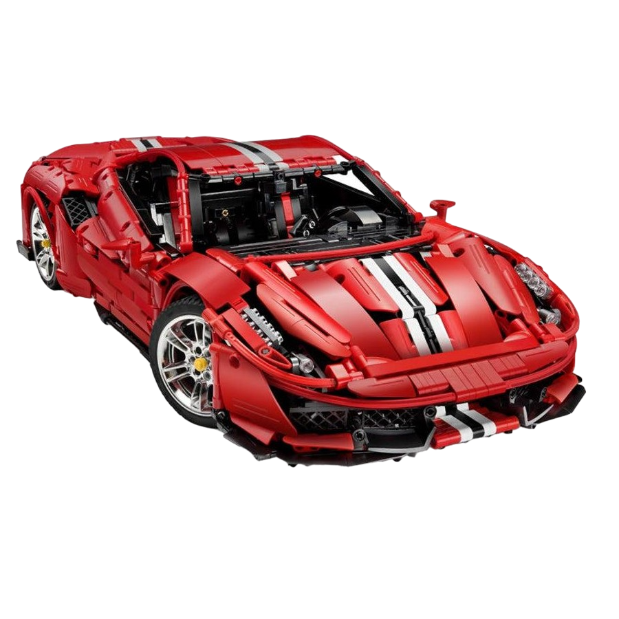 CaDA Master C61042w 3187 Parça Ferrari 488 Pista Uzaktan Kumandalı Yapı Seti