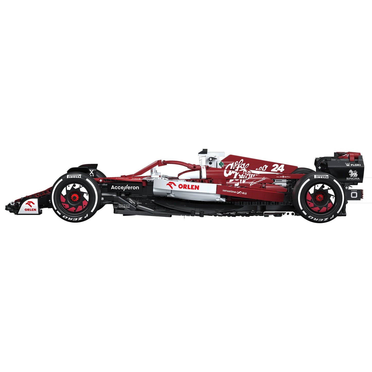 CaDA C64005W - Alfa Romeo F1 ORLEN C42 1:8 Ölçekli 1868 Parça Yapı Seti