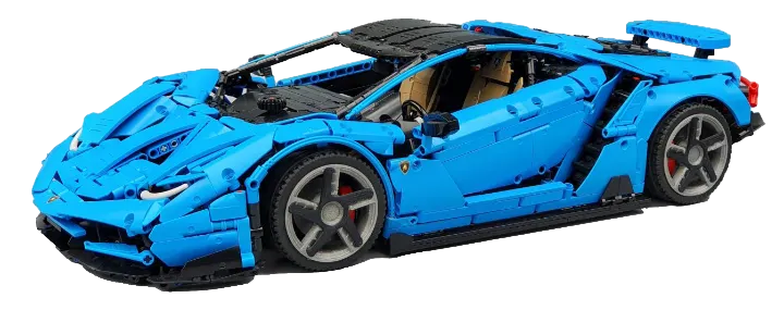 MDY™ - CaDA C61041 Lamborghini Centenario: 3842 Parçalık 1:8 Ölçekli Motorize Model Araba Kiti