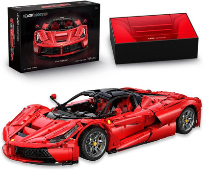 CaDA C61505W Viva Hypercar - Ferrari LaFerrari Replikası, 4739 Parça, 1:8 Ölçekli V12 Motorlu Yapı Seti