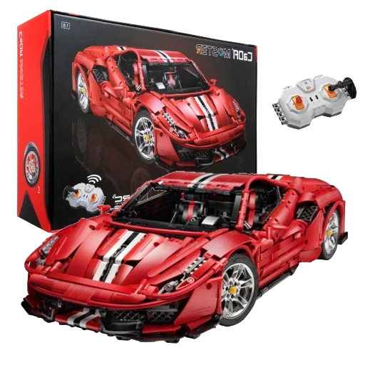 CaDA Master C61042w 3187 Parça Ferrari 488 Pista Uzaktan Kumandalı Yapı Seti