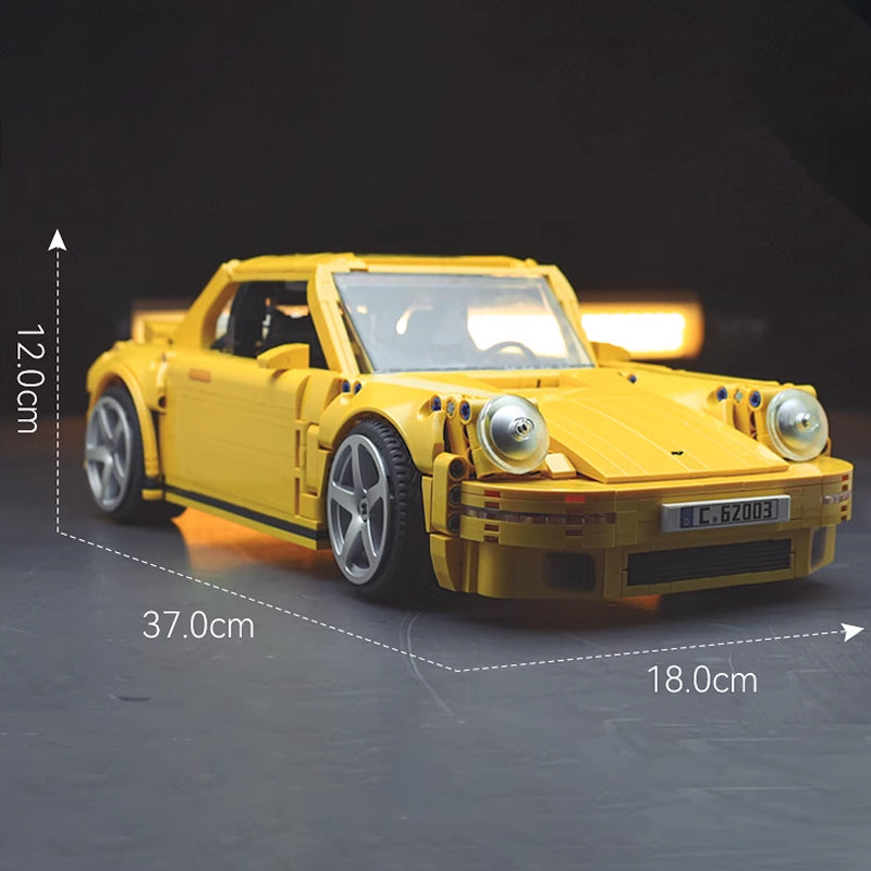 CaDA C62003W - RUF CTR 2017 Yellowbird 1:12 Ölçekli Motorlu Yapı Seti (1515 Parça)