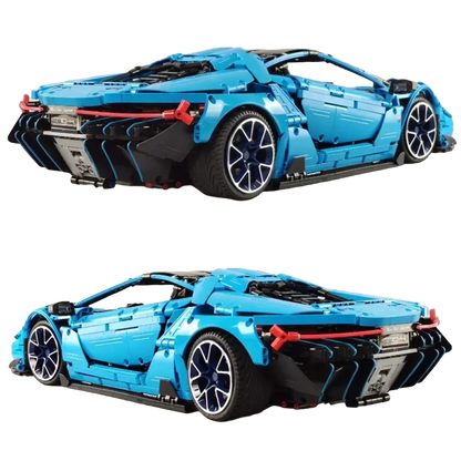 MDY™ - CaDA C61041 Lamborghini Centenario: 3842 Parçalık 1:8 Ölçekli Motorize Model Araba Kiti