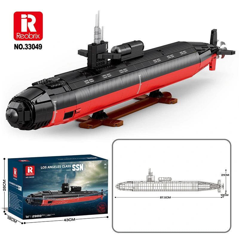 Reobrix Los Angeles-Class SSN 1:125