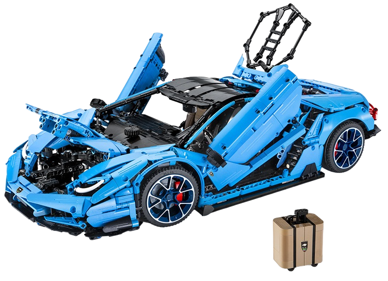 MDY™ - CaDA C61041 Lamborghini Centenario: 3842 Parçalık 1:8 Ölçekli Motorize Model Araba Kiti