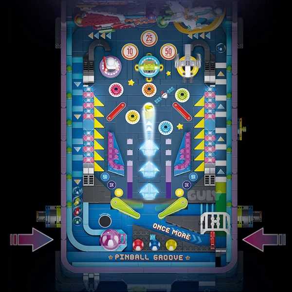 GULY 60526 Pinball Game Go Creator Expert