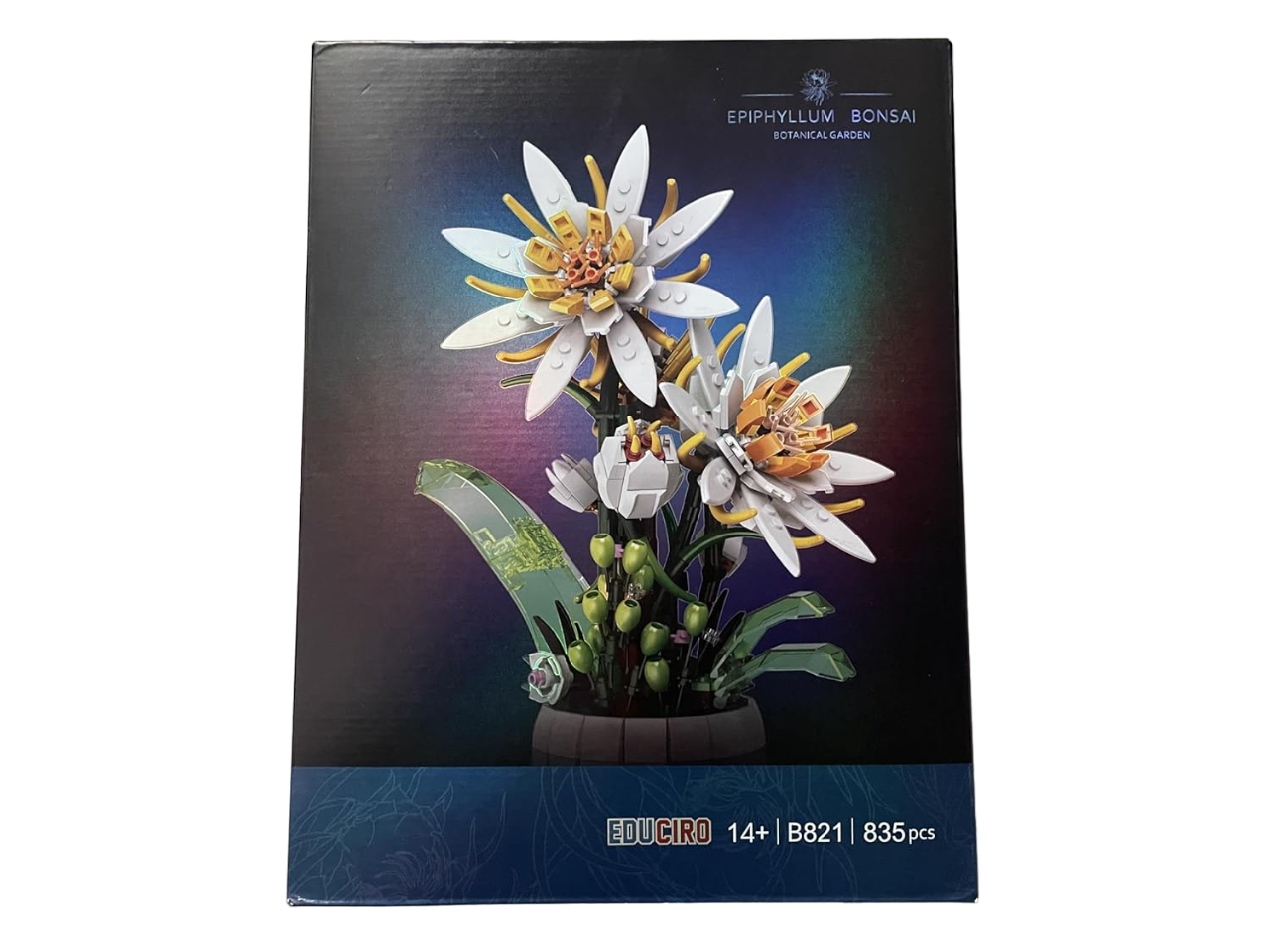 MDY™ - 835 Parça Epiphyllum Yapı Seti - Gerçekçi Orkide Kaktüs Modeli