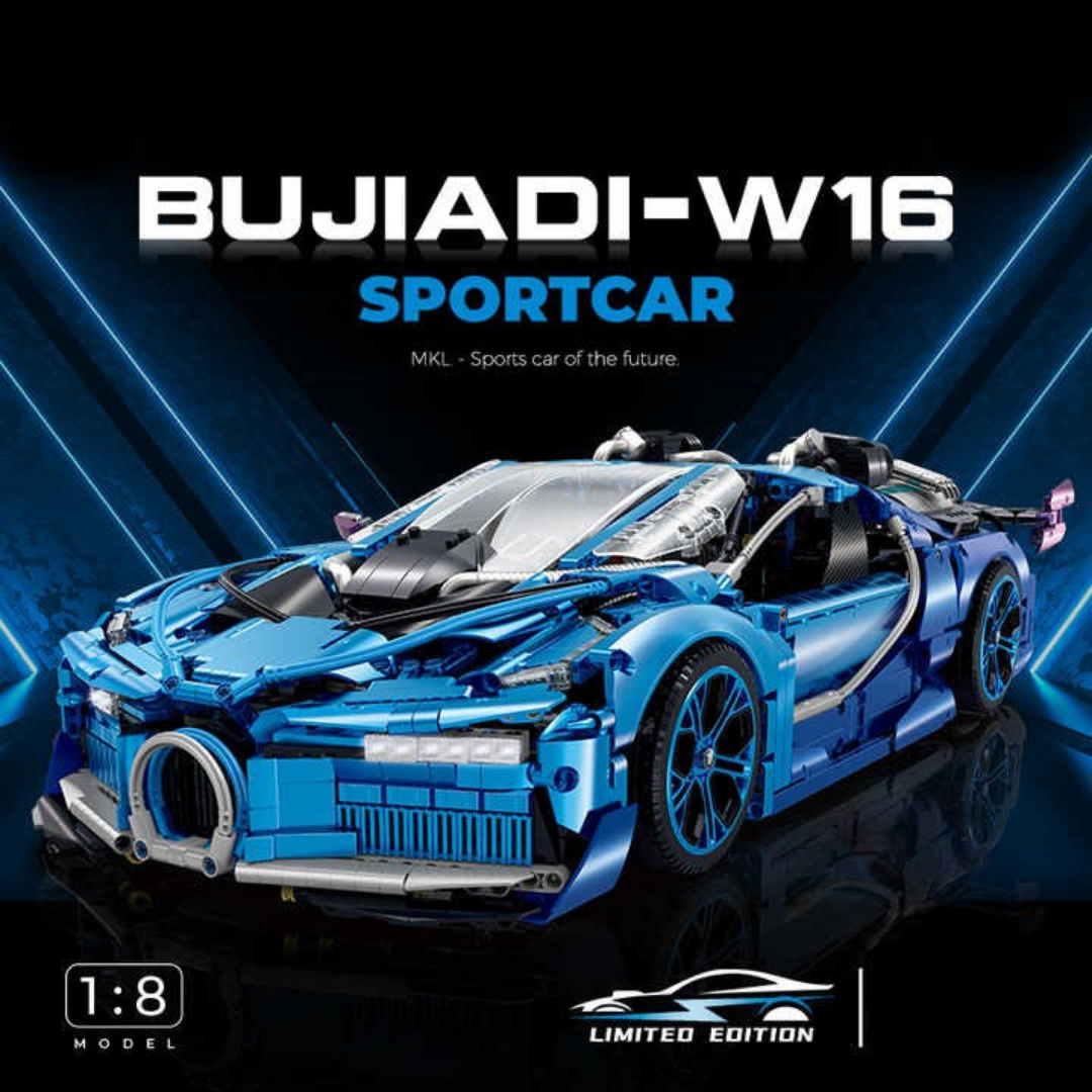 GuLy 10613 Bugatti Chrome Super Car