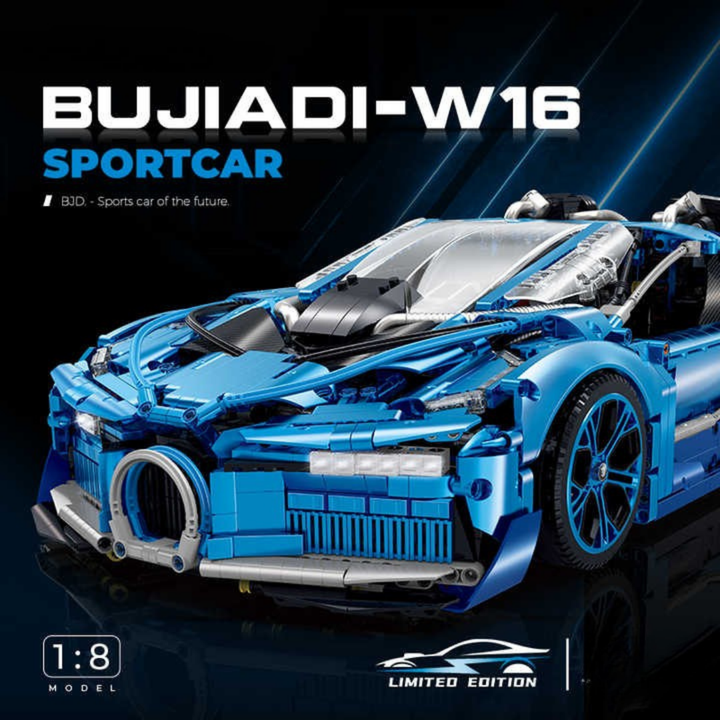 GuLy 10613 Bugatti Chrome Super Car