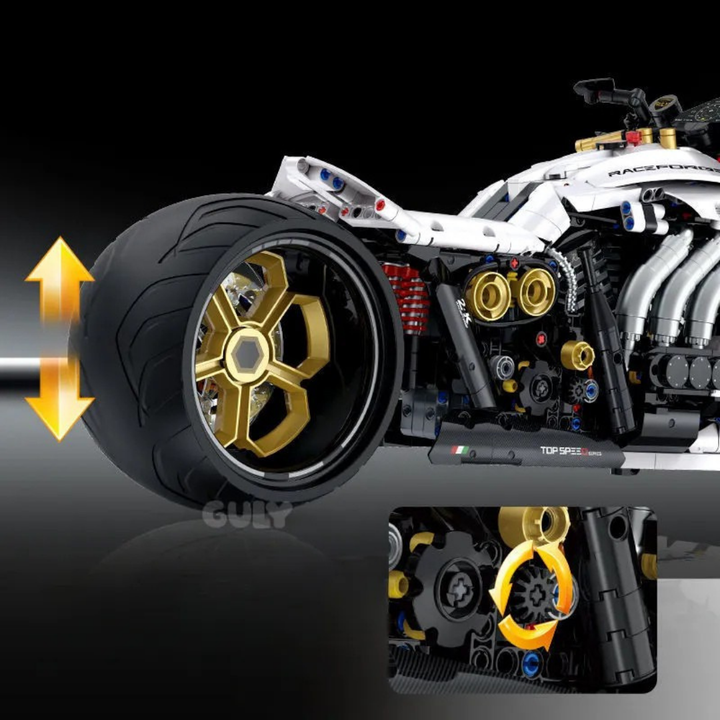 GULY 60522 Raceforge Top Speed Motorcycle