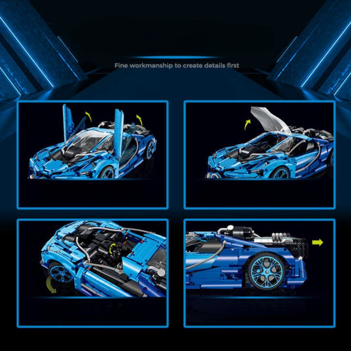 GuLy 10613 Bugatti Chrome Super Car