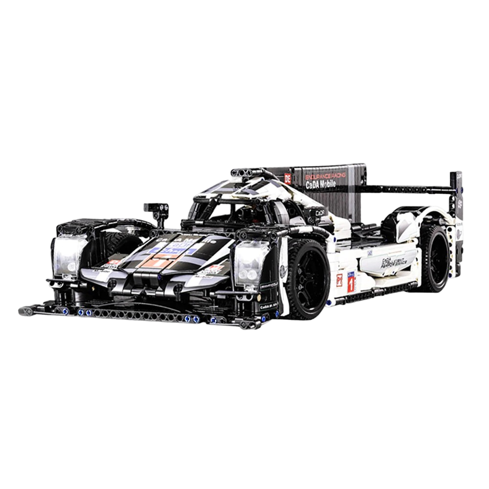 MDY™ - CaDA C61016W Porsche 919 Hybrid Evo, 1586 Parça, Motorize Edilebilir 1:9.5 Ölçekli Yarış Arabası