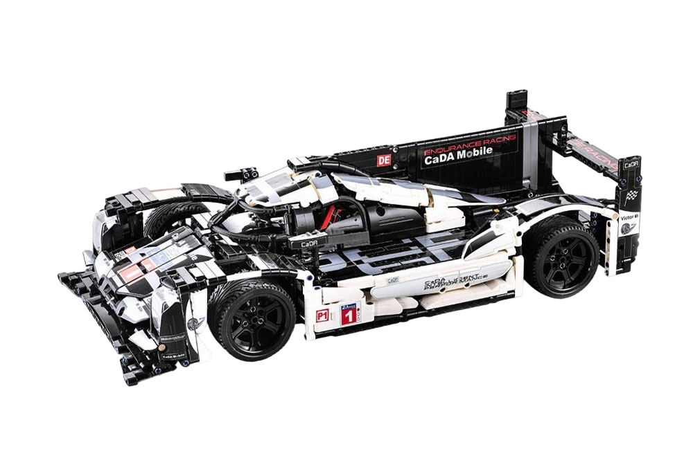 MDY™ - CaDA C61016W Porsche 919 Hybrid Evo, 1586 Parça, Motorize Edilebilir 1:9.5 Ölçekli Yarış Arabası