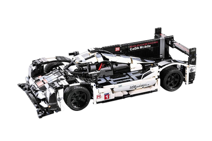 MDY™ - CaDA C61016W Porsche 919 Hybrid Evo, 1586 Parça, Motorize Edilebilir 1:9.5 Ölçekli Yarış Arabası