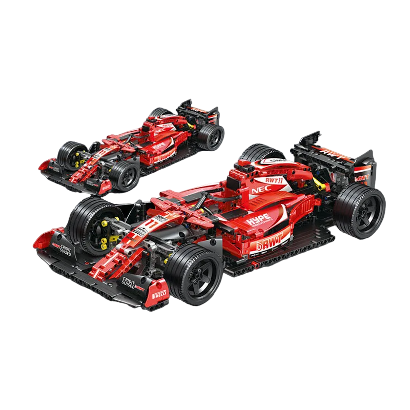 MDY™ - Ferrari SF71H 1380 Parça Uzaktan Kumandalı Yarış Arabası Modeli - Yüksek Detaylı Yapı Seti