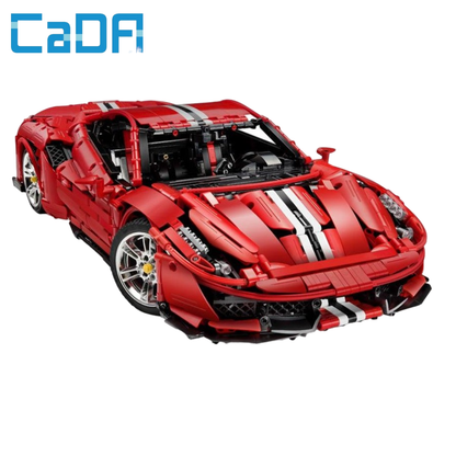 CaDA Master C61042w 3187 Parça Ferrari 488 Pista Uzaktan Kumandalı Yapı Seti