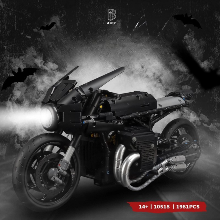 K-Box Siyah Bat Motosiklet