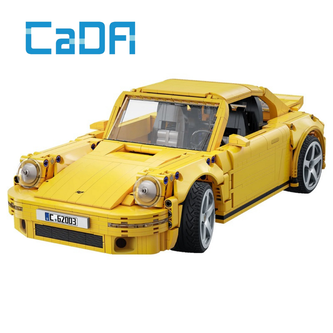 CaDA C62003W - RUF CTR 2017 Yellowbird 1:12 Ölçekli Motorlu Yapı Seti (1515 Parça)