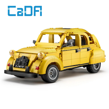 CaDA C61026W Citroën 2CV Replika Yapı Seti - 1238 Parça Gerçekçi Model