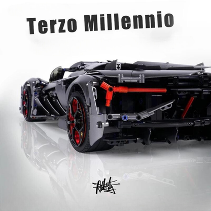 MDY™ - 3358 Parça Detaylı Lamborghini Terzo Millennio Yapı Seti