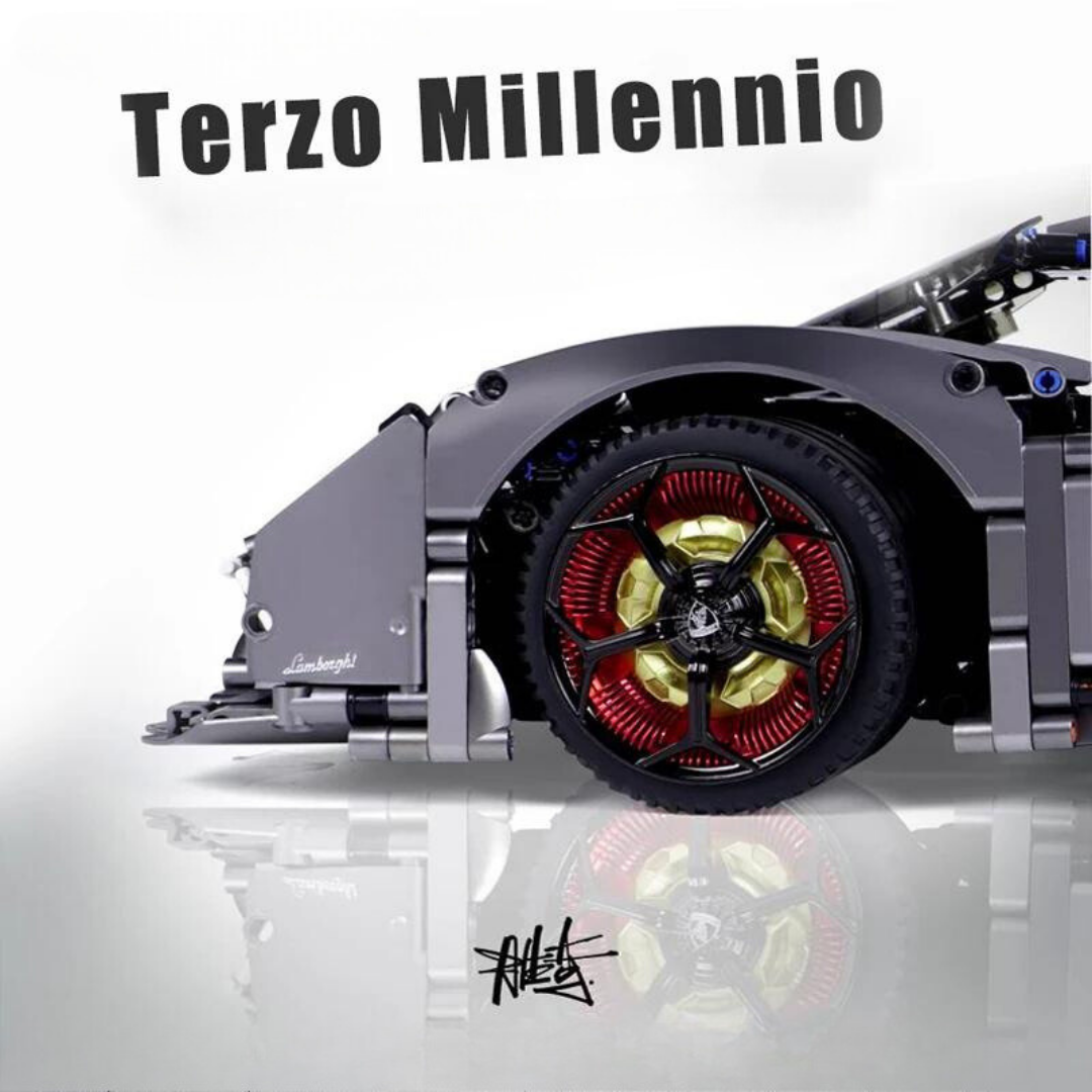 MDY™ - 3358 Parça Detaylı Lamborghini Terzo Millennio Yapı Seti