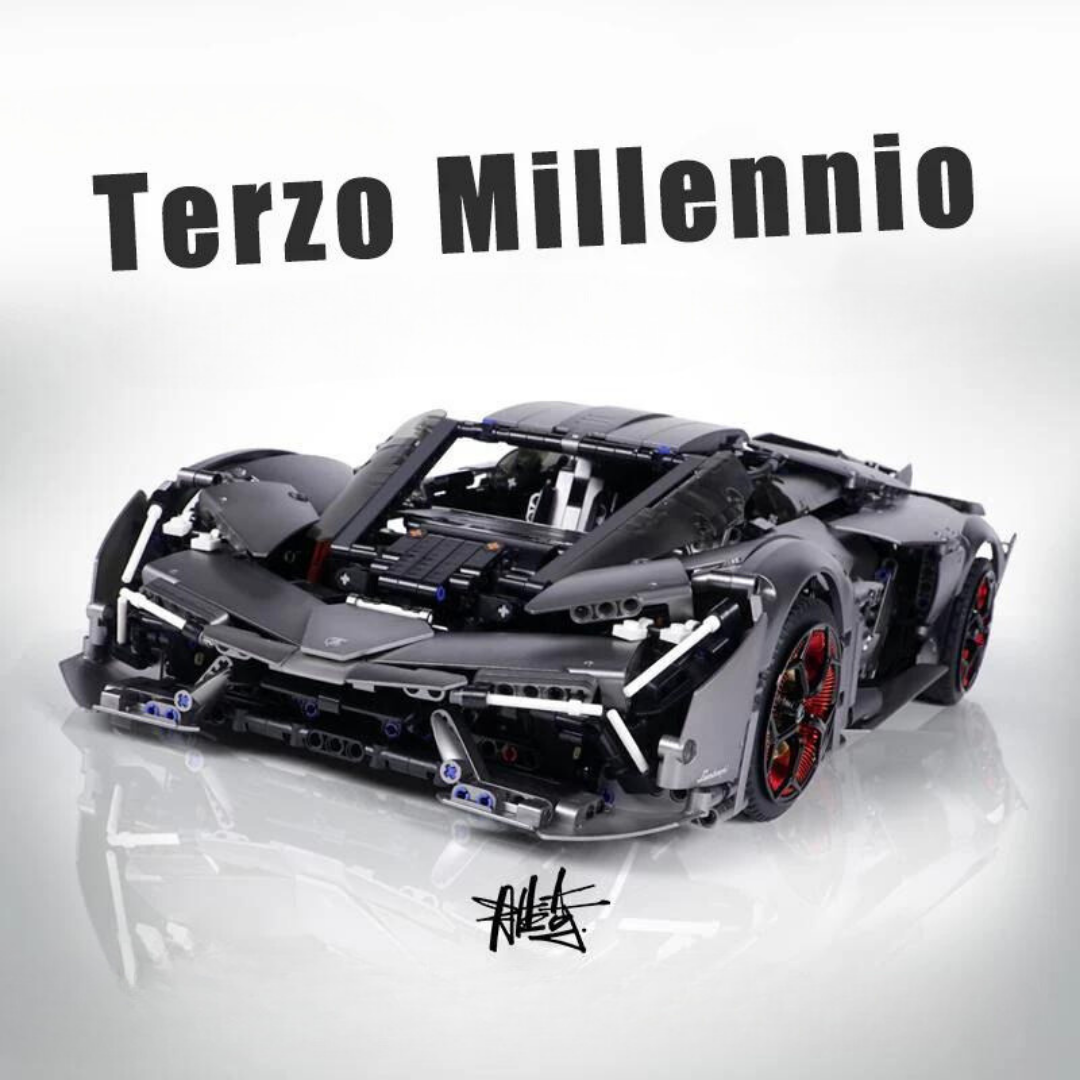 MDY™ - 3358 Parça Detaylı Lamborghini Terzo Millennio Yapı Seti