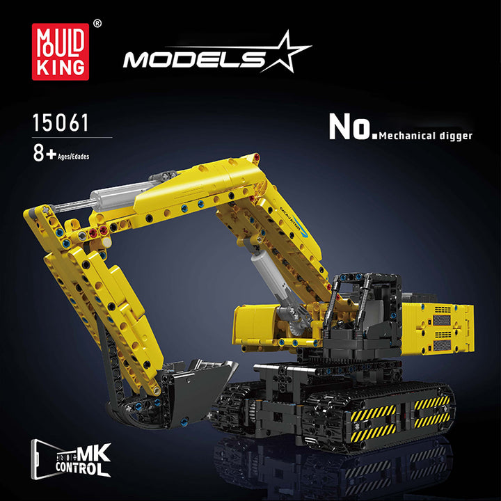 MOULD KING Sarı Mekanik Excavator