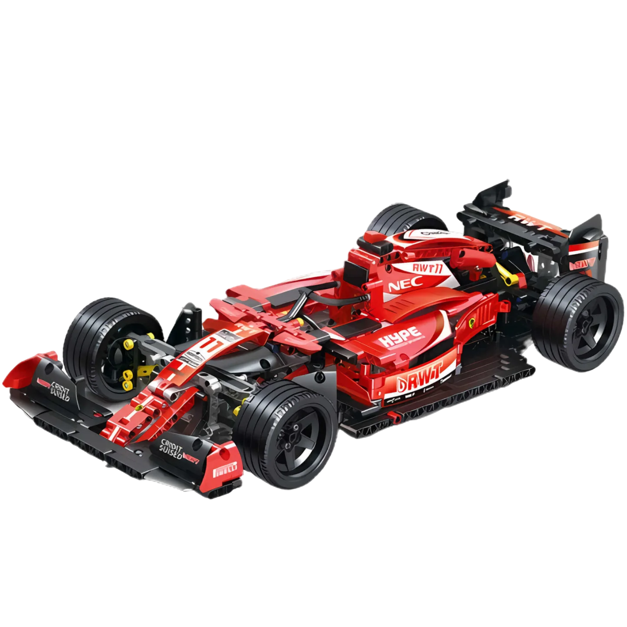 MDY™ - Ferrari SF71H 1380 Parça Uzaktan Kumandalı Yarış Arabası Modeli - Yüksek Detaylı Yapı Seti