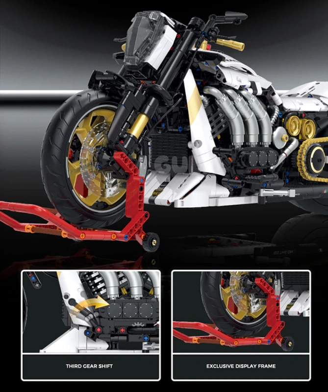 GULY 60522 Raceforge Top Speed Motorcycle