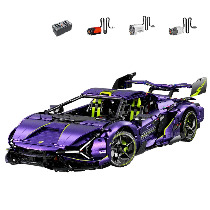 GULY 10635 Lamborghini Purple Supercar Technic
