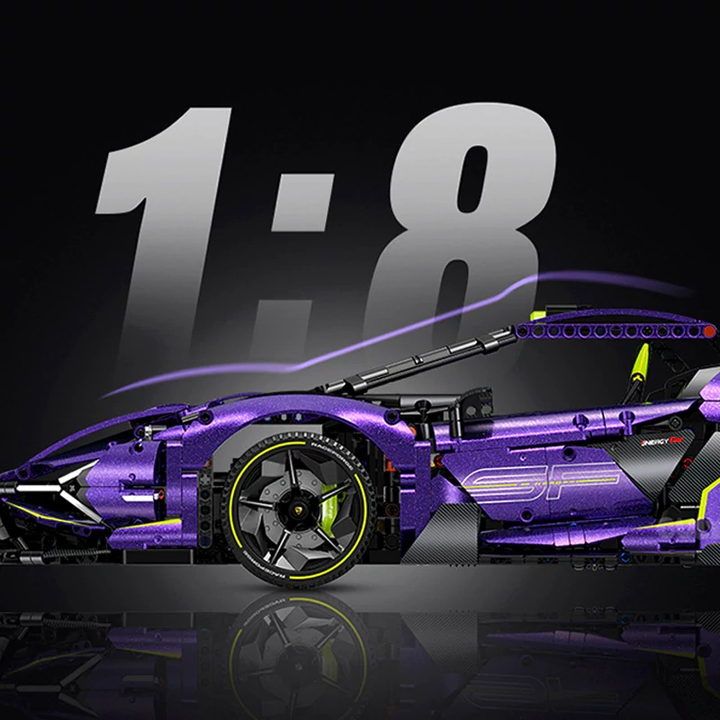 GULY 10635 Lamborghini Purple Supercar Technic