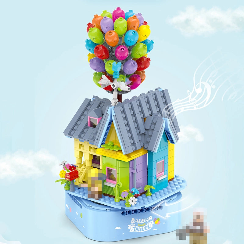 GULY 60504 Music Box：Mini Balloon House Up House