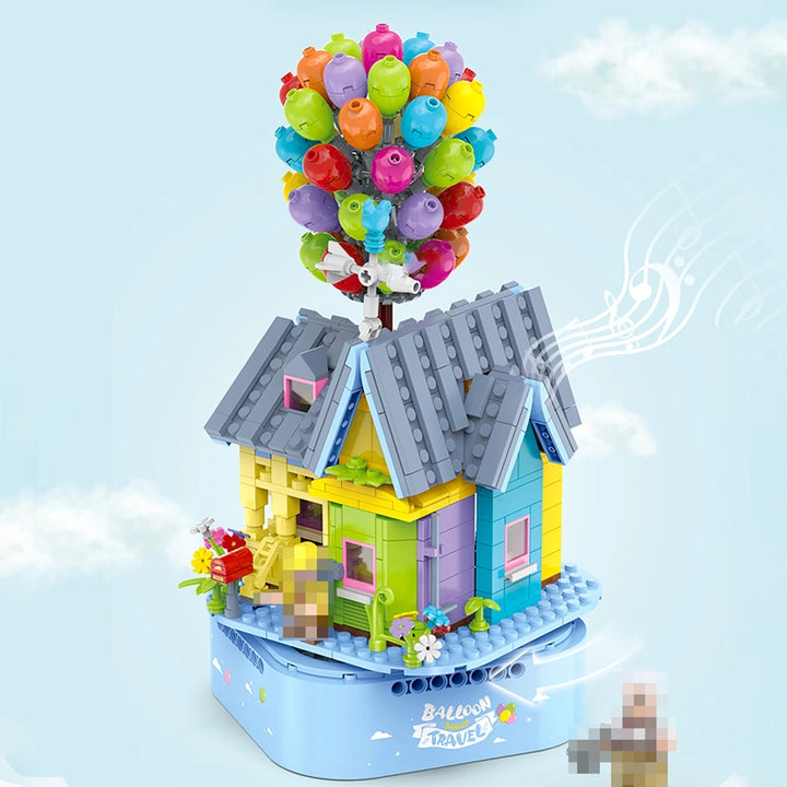 GULY 60504 Music Box：Mini Balloon House Up House
