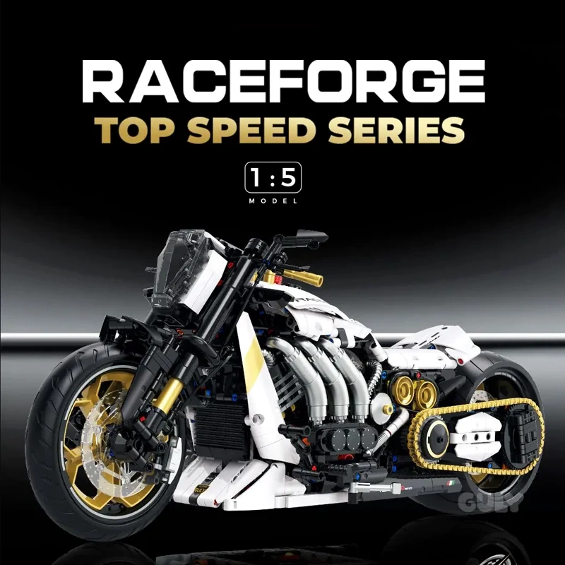 GULY 60522 Raceforge Top Speed Motorcycle
