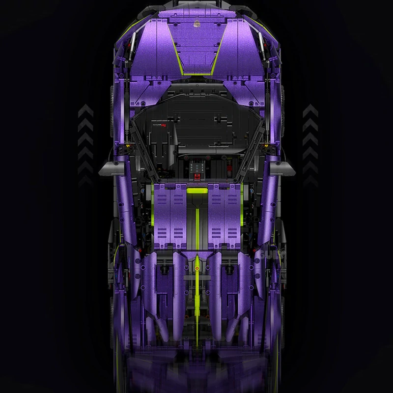 GULY 10635 Lamborghini Purple Supercar Technic