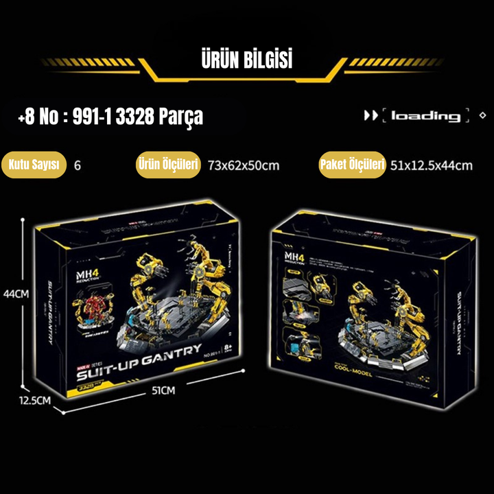 GULY 991-1 Super heroes Marvel MK-4 Hulkbusers